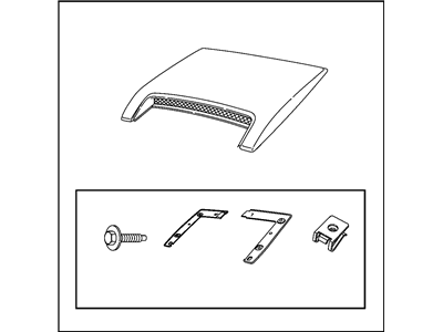 Dodge 82208575AB SCOOP KIT HOOD
