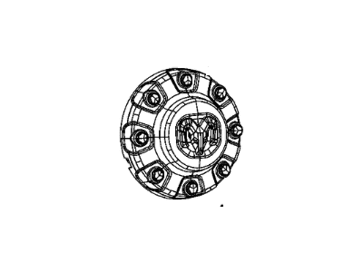 Ram 6MP52SZ0AB CAP Wheel Center