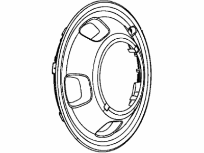Ram 6MP54SZ0AB COVER Wheel 17" Front