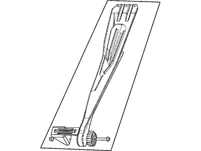 Dodge 5019617AA TORQUE ARM Rear Axle