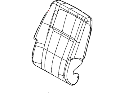 Dodge 1UM34GT5AA COVER Front Seat Back