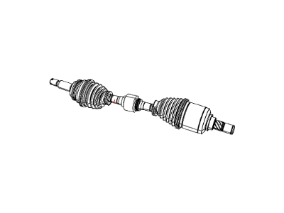 Jeep 52123871AB SHAFT Axle Half