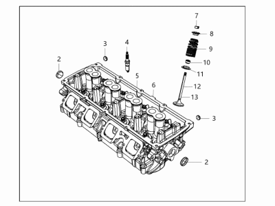 Ram 2500 Cylinder Head - 68280504AA