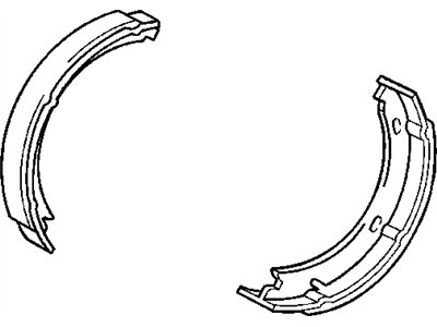 Chrysler 5096552AA SHOE KIT Brake