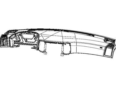 Jeep 1DE841DVAD PANEL Instrument Upper