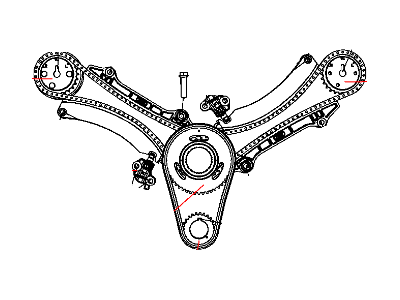 Jeep 53021290AA SPROCKET Camshaft Left