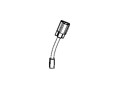 Ram 68029431AA WIRING Jumper Adjustable Pedal