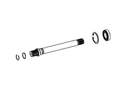 Mopar 68237777AA Shaft Kit Intermediate