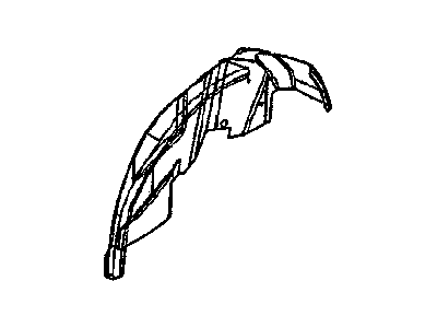 Chrysler 5114204AA PANEL Wheelhouse Inner