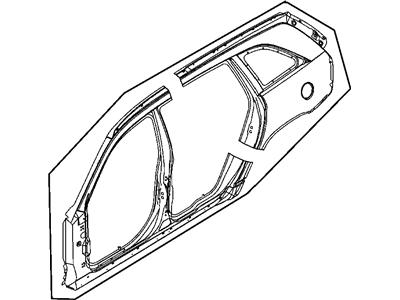 Chrysler 5137697AA PANEL Body Side Aperture Skin Only