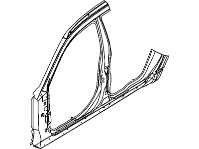 Chrysler 5101984AB PANEL Body Side Aperture Front