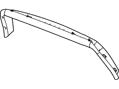 Chrysler 1ED52BDXAA PANEL Liftgate Trim Upper