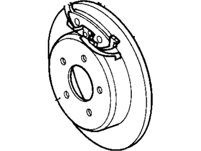 2002 Chrysler Voyager Brake Disc - 4721023AF