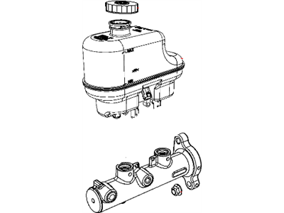 Ram 52013873AE MASTER CYLINDER Brake