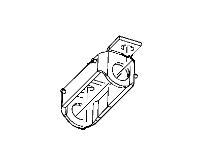 Dodge 68068159AB BRACKET Tow Hook