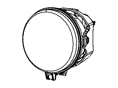 Mopar 5182021AB Fog Lamp, Front