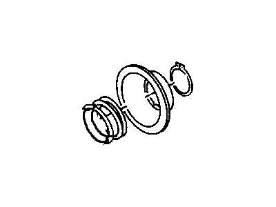 Jeep 4431612 RETAINER AND SEAL Transmission U/Drive Spring