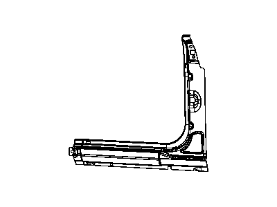 Jeep 55397010AE PANEL Body Side Aperture Front