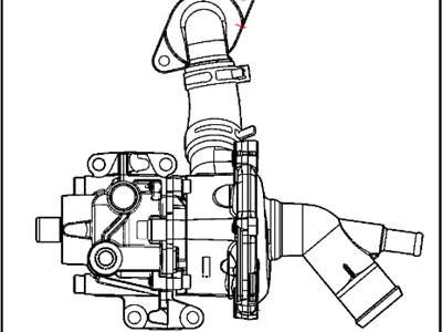 Chrysler 4693090AH PUMP Power Steering/Water