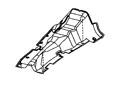 Chrysler 5054188AE SILENCER Tunnel
