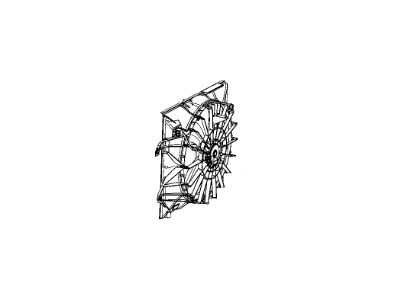 Ram 68217820AB FAN MODULE Radiator Cooling