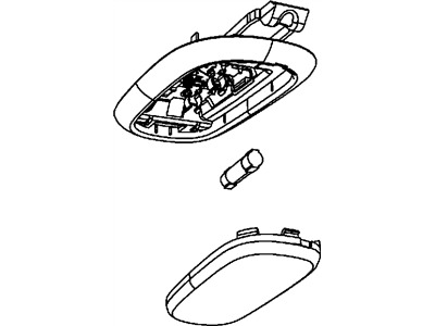 Chrysler 5JG55DW1AB LAMP Dome