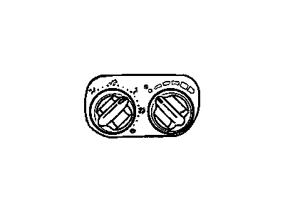 Mopar 5011109AA Knob A/C And Heater Control - Rotary