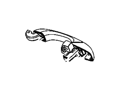 Chrysler 200 Door Handle - 1KR96JBFAA