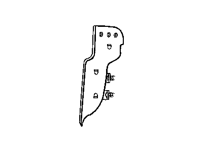 Dodge 55134859AB BAFFLE B Pillar