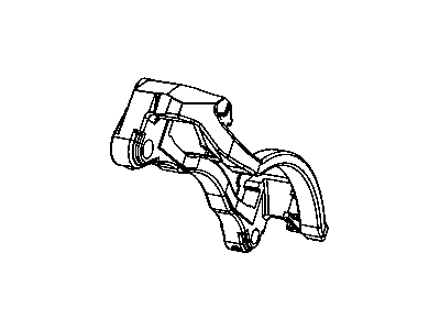 Ram 68034091AA ADAPTER Disc Brake Caliper Includes Pins and Boots