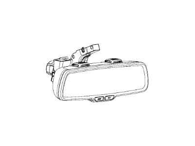 Ram 68096094AE MIRROR Inside Rear View