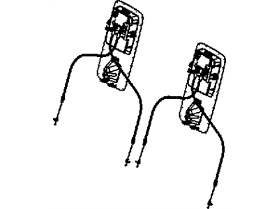 Dodge 1UN97BD3AA HANDLE Recliner Stow Handle