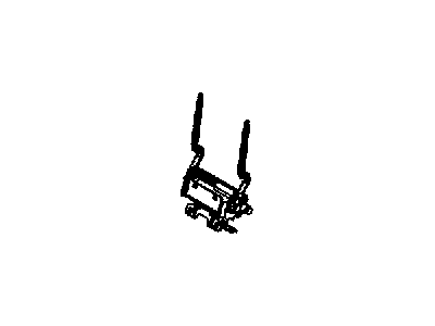 Mopar 68100782AA Hinge & Bracket, Rear