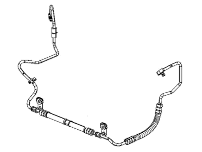 Jeep Wrangler Power Steering Hose - 68438729AB
