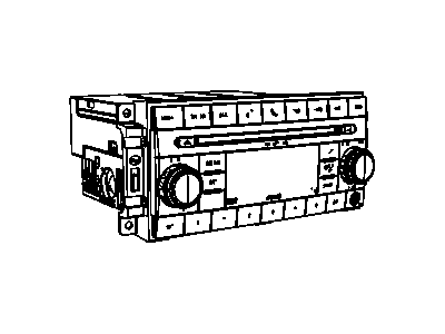 Jeep 5064954AF RADIO MW/FM/DVD