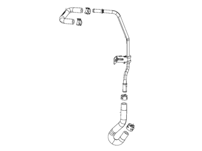 Ram 68378169AB TUBE ENGINE OIL HEATER Coolant SUPPLY