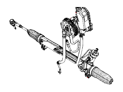 2008 Jeep Grand Cherokee Rack And Pinion - 52089292AD