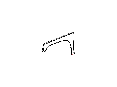 Jeep 5JH47CJMAE APPLIQUE Fender Wheel Opening