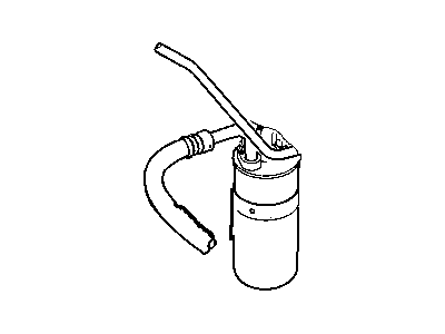 Jeep 55037803AB ACCUMULATOR Air Conditioning Includes: Suction Line and Switch