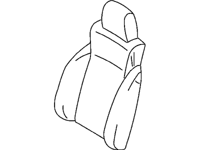 Jeep 1AP661DVAA COVER Front Seat Back