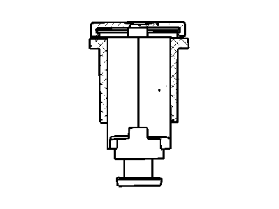 Chrysler 5098609AA CYLINDER Glove Box Lock