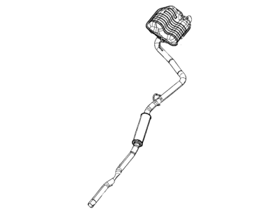 2020 Dodge Charger Muffler - 68497880AA