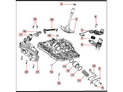 Mopar 68051180AA Valve Body Kit Transmission