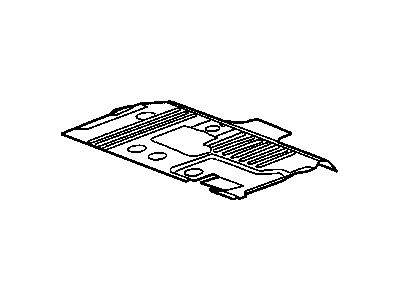 Dodge 55361074AC SILENCER Floor Pan