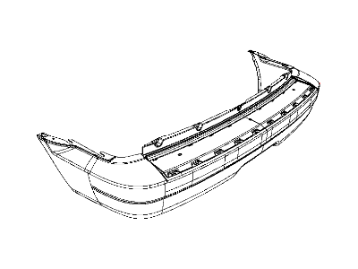 Dodge Durango Bumper - 1FJ921D7AA