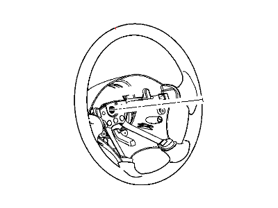 Dodge Stratus Steering Wheel - XH231P7AB