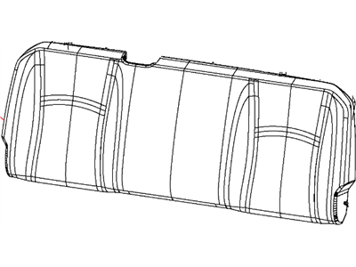 Ram 5NQ10LA8AA COVER Rear Seat Back