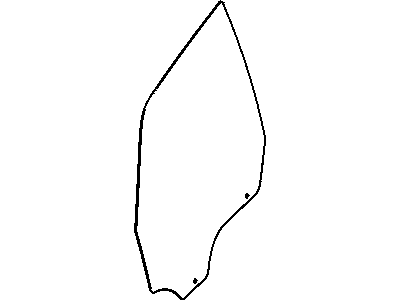 Mopar 5155449AB Glass Front Door