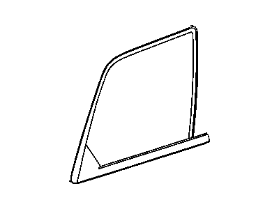 Mopar 55394168AB Glass Quarter Window, Rear Passenger Side