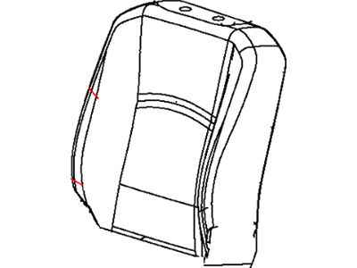 Ram 5LD63BD3AA COVER Front Seat Back